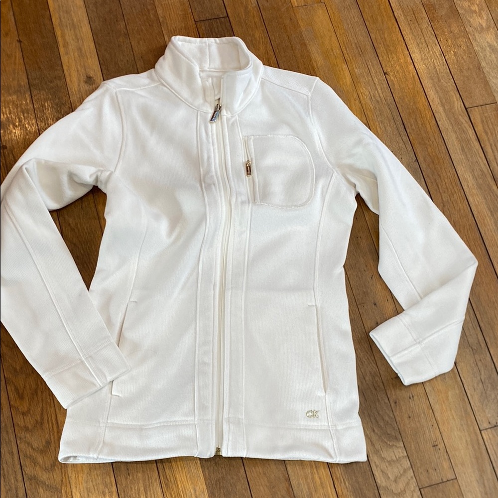 Calvin Klein Women's White Jacket